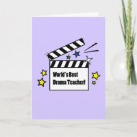 Meilleur professeur de théâtre au monde avec carto