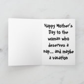 Carte De Remerciements Meilleure. Maman. Ever. (Intérieur)