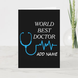 Carte De Remerciements Meilleurs docteurs jamais cadeaux personnalisés d'