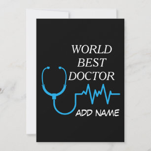 Carte De Remerciements Meilleurs Médecins de Tous les Temps Cadeaux Perso