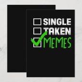 Carte De Remerciements Mème amusant Cadeau simple Mèmes pris (Devant / Derrière)