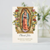 Carte De Remerciements Mémorial catholique de Notre-Dame de Guadalupe (Debout devant)