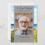 Carte De Remerciements Mémorial funéraire de la baie Ocean (Devant)