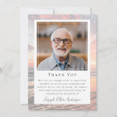 Carte De Remerciements Mémorial funéraire de la baie Ocean (Devant)