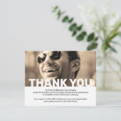 Carte De Remerciements Mémorial funéraire de Sympathy (Debout devant)