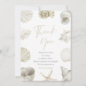 Carte De Remerciements Mer bientôt baby shower (Devant)