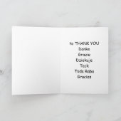CARTE DE REMERCIEMENTS ***MERCI*** (Intérieur)