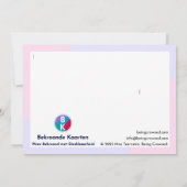 Carte De Remerciements "Merci" (Dos)