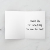 CARTE DE REMERCIEMENTS *****MERCI***** AMIS EXTRAORDINAIRES (Intérieur)