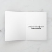Carte de remerciements - Merci beaucoup (Intérieur)