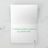 Carte De Remerciements Merci, cancer du sein (Intérieur)