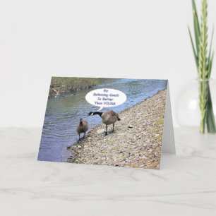 Carte De Remerciements Merci, car de bain, comique