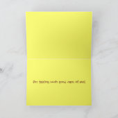 Carte De Remerciements Merci! De Chien (Intérieur)