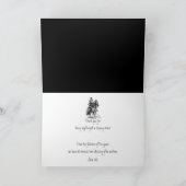 Carte De Remerciements Merci, Ecriture & Chevalier en Armure (Intérieur)