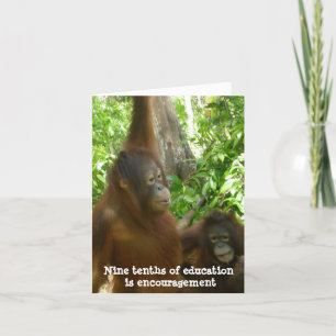 Carte De Remerciements Merci, enseignant :  Encouragement