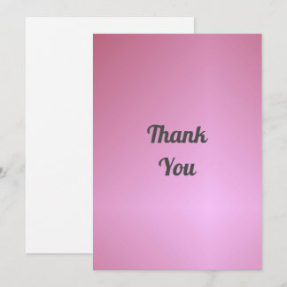 Carte De Remerciements Merci/Félicitations