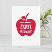 Carte De Remerciements Merci, professeur. Citation d'enseignement | Apple (Debout devant)