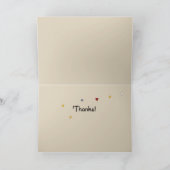 Carte De Remerciements Merci, tu es un ange (Intérieur)