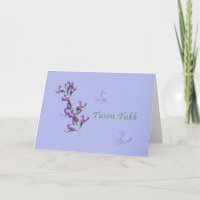 Merci, Tusen Takk, Norvégien, Pois doux violet