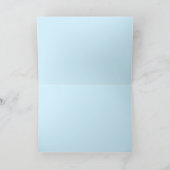 Carte De Remerciements Mercis GELÉS d'invitation de bat mitzvah que vous (Intérieur)