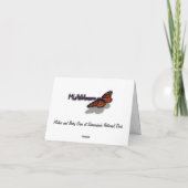 Carte De Remerciements Mère et bébé cerf au Parc national de Shenandoah (Dos)