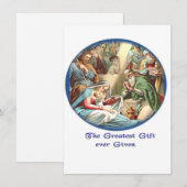 Carte De Remerciements Mère Marie (Devant / Derrière)