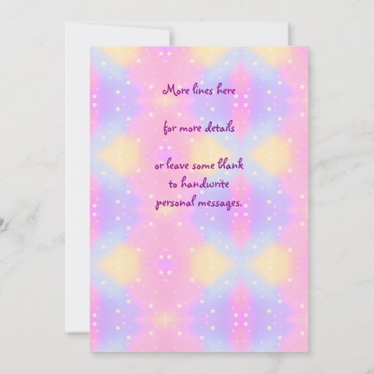 Carte De Remerciements Mermaid 3e anniversaire Modifier Modifier Modifier (Dos)