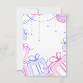 Carte De Remerciements Merry and Joy Pastel Holiday Card with Gift Boxes (Dos)