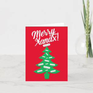 CARTE DE REMERCIEMENTS MERRY XANAX !