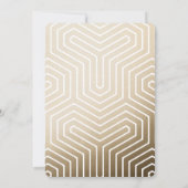 Carte De Remerciements Merveilles de son amour multi photo or géométrique (Dos)