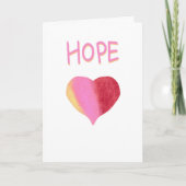 Carte De Remerciements Message d'attention quand vous vous sentez mal - E (Devant)