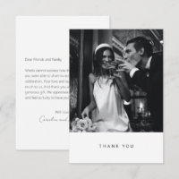 Message personnalisé minimaliste Mariage photo chi