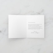 Carte De Remerciements Message personnalisé modifiable photo de mariage p (Intérieur)