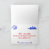 CARTE DE REMERCIEMENTS MESURE (Intérieur)