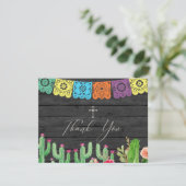 Carte de remerciements mexicain de Fiesta (Debout devant)