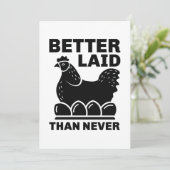 Carte De Remerciements Mieux Posé Que Jamais (Debout devant)