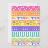 Carte de remerciements mignon de fiesta de baby (Dos)