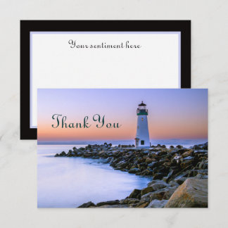 Carte De Remerciements mignon phare n'importe quel but 