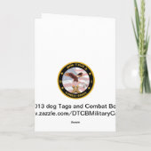 Carte de remerciements militaire (Dos)