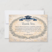 Carte De Remerciements Military Air Force Graduation Theme (Devant)