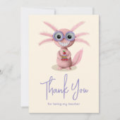 Carte De Remerciements Mille Axolotl enseignant (Devant)