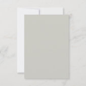 Carte De Remerciements Mini (Dos)