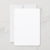 Carte De Remerciements Minimal Funeral Memorial Photo Script Thank You (Dos)