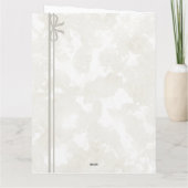 Carte De Remerciements Minimalist Heart Valentine's Day Card – Custom (Dos)