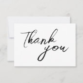 Carte de remerciements minimaliste (Devant)