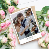 Carte De Remerciements Minimaliste 5 Mariage photo