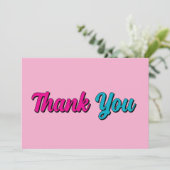 Carte De Remerciements Minimaliste Élégant Moderne Professionnel (Debout devant)