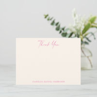 Minimaliste Mignon Rose Chaud Crème Personnalisé B