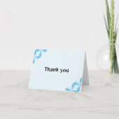 Carte De Remerciements Minimaliste Moderne (Devant)