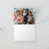 Carte de remerciements minimaliste moderne. (Intérieur)